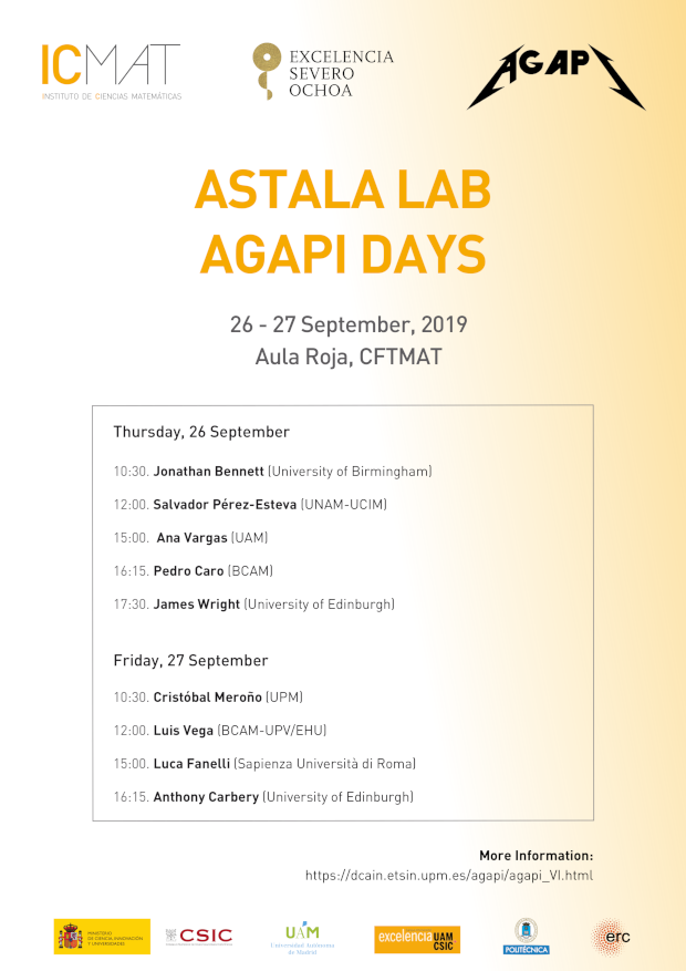 cartel de AGAPI days VI